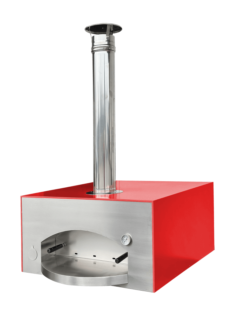 Olasz stílusú pizzakemence 100x100cm szögletes